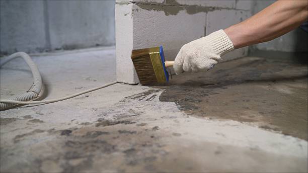 Crawl space vapor barrier installation in Harrison, NY